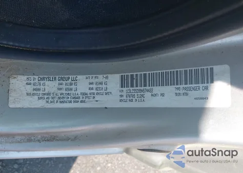 2009 Chrysler Sebring Touring из США, поврежденный, VIN 1C3LC55D99N574422